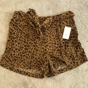 NWT cheetah print shorts from target